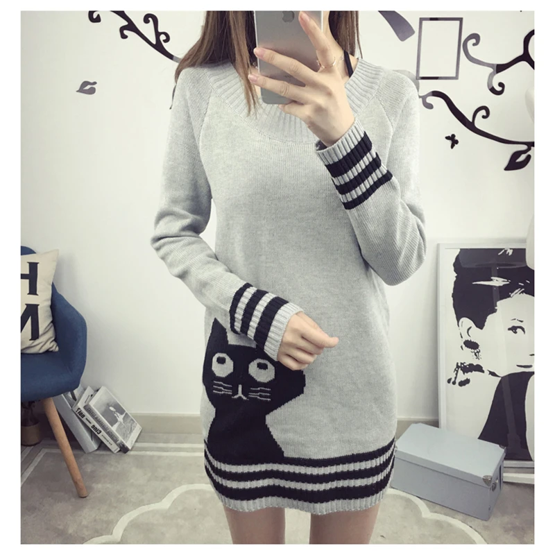 Весна 2017 новинка женский браслет tuxelo с круглым вырезом рисунком длинными