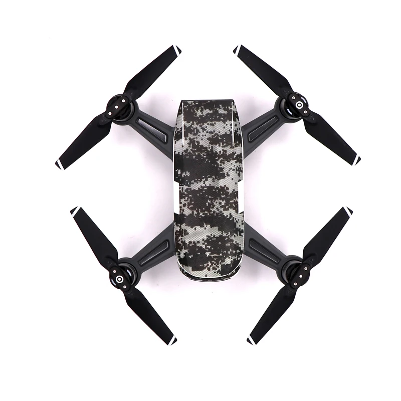 6 шт. для DJI Spark Дрон наклейка на кузов Водонепроницаемый ПВХ трубы из углеродного