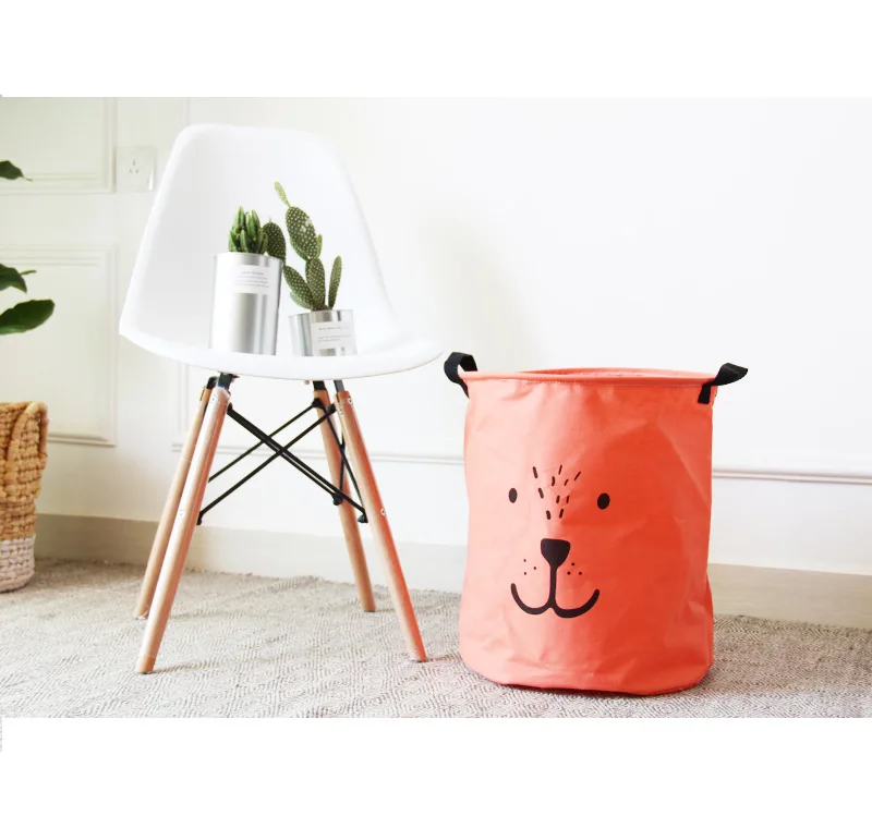 Новый мультфильм складной корзина для белья одежда получать ведро игрушки