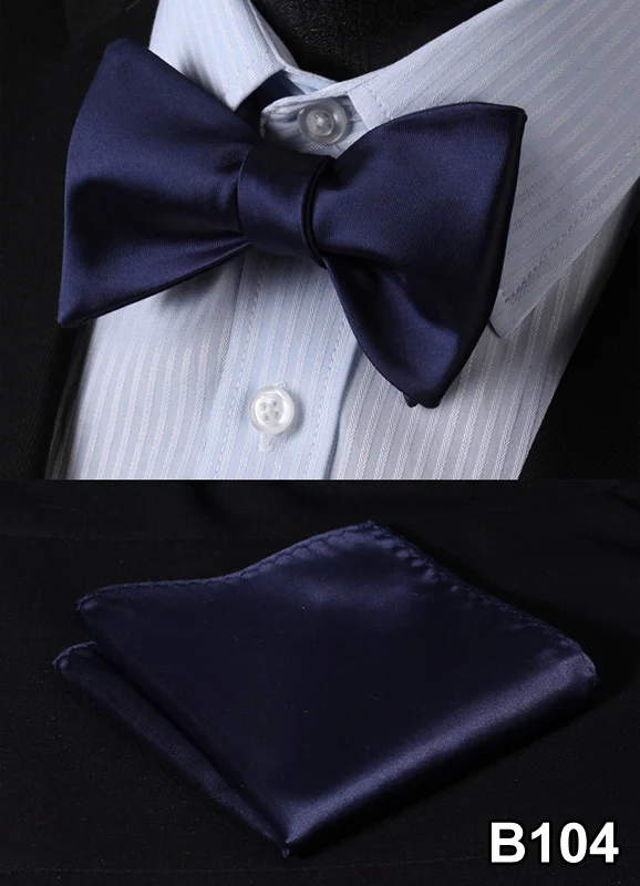 Клетчатый мужской галстук-бабочка из 100% шелка и жаккардовой ткани комплект