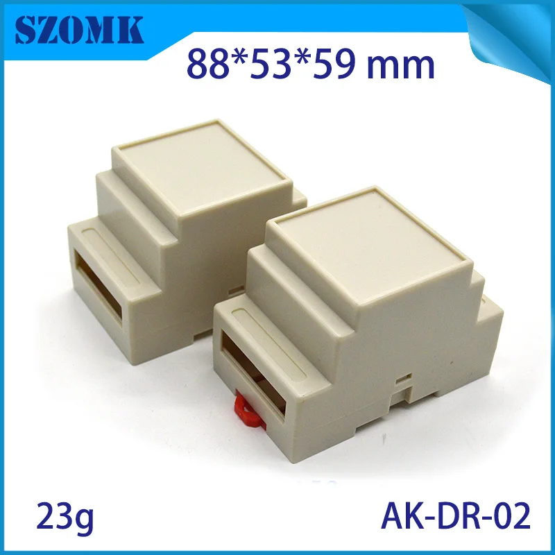 2 шт. в партии 88*53*59 мм Din Rail электронный корпус 53x88x60 Пластиковая распределительная