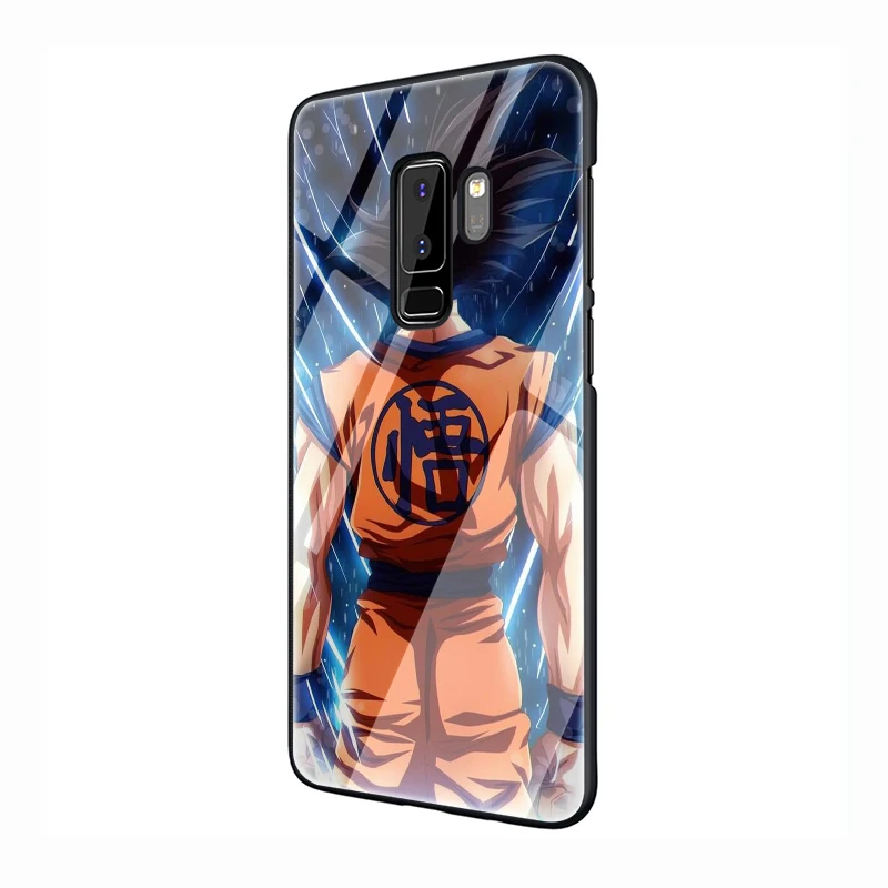 G10 Dragon Ball Z Saiyan Goku закаленное Стекло мягкий чехол для телефона для samsung Galaxy S7 край S8 S9 S10 Note 8, 9, 10, плюс A10 20 30 40 50 60 70 - Цвет: G10