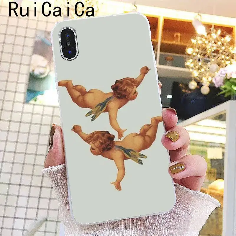 Ruicaica Renaissance angels Новинка Fundas Мягкий силиконовый чехол для телефона iPhone 8 7 6 6S Plus X XS