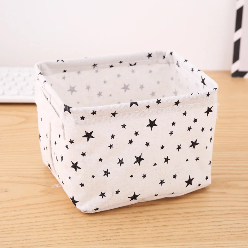ONEUP корзина для хранения DIY настольный органайзер для Складывания Белья коробка для хранения игрушек разное нижнее белье косметический Органайзер корзина для белья - Цвет: Pentagram