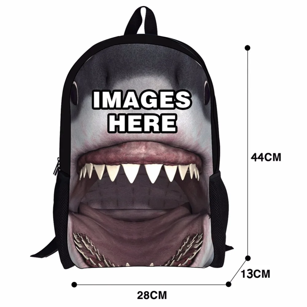 

FORUDESIGNS 3D Dinosaur Printed Student School Bags For Teen Boys Schoolbag Casual Shoulder Bookbag Mochila Infantil Men's Bags