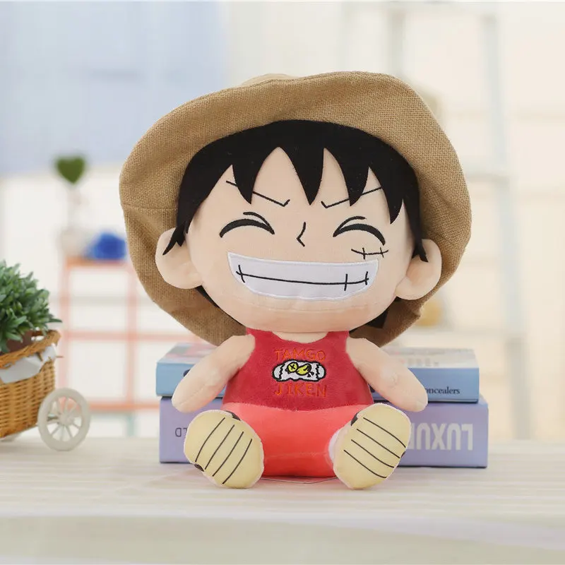30m luffy 30 см одна деталь Чоппер Луффи плюшевые игрушки японского аниме фигурка Мягкая кукла детские игрушки детский день рождения для мальчиков - Цвет: 30m luffy
