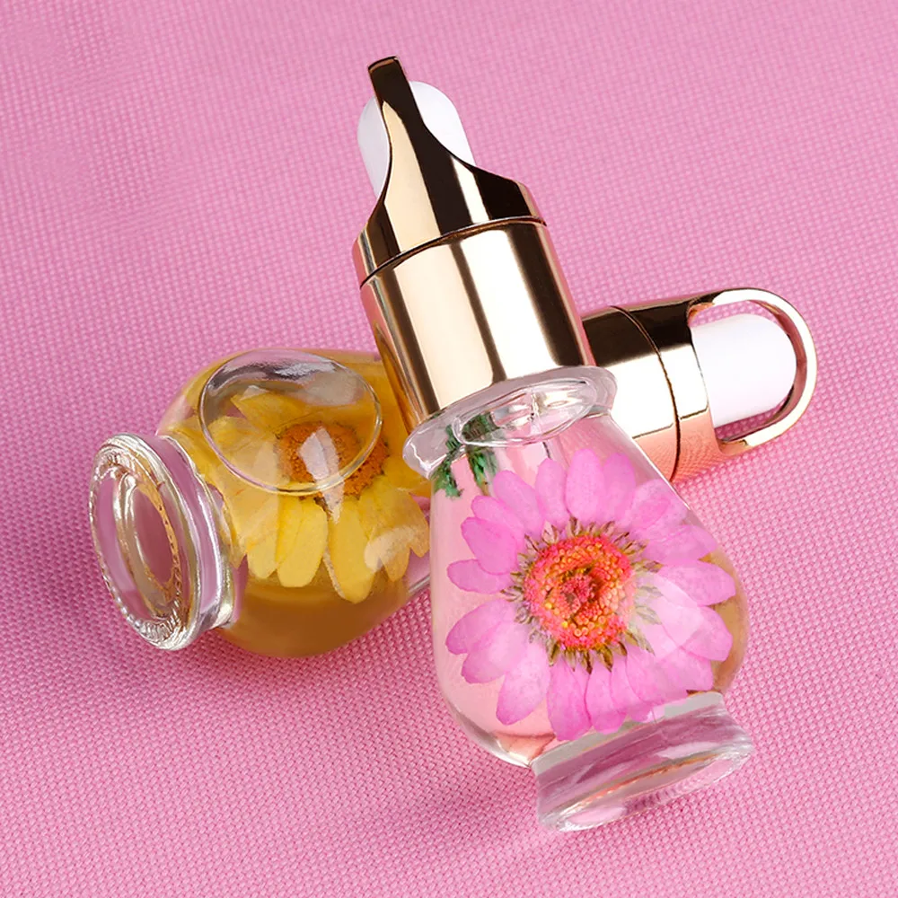 1 шт. лак для ногтей смешанный вкус сушеные цветы масляная ручка кутикулы Уход за