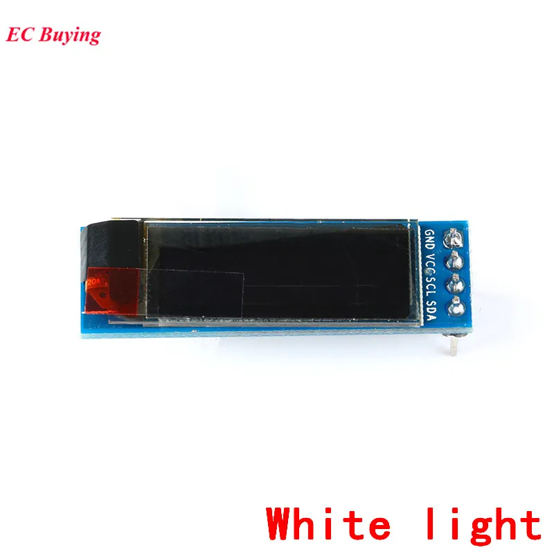 OLED дисплей SSD1306 0 91 дюйма 128x32 DIY модуль I2C IIC серия &quot 128*32 ЖК экран для Arduino белый 4P