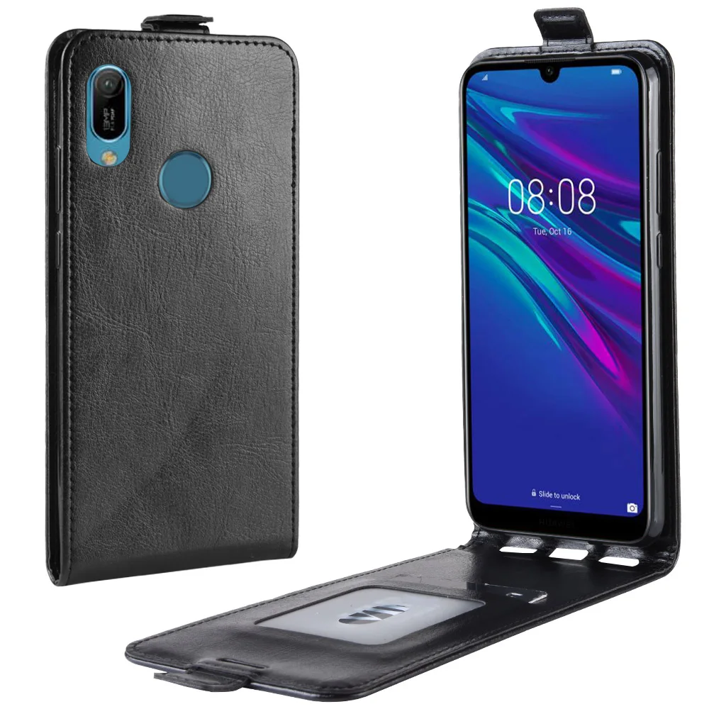 Чехол для телефона Huawei Y6 Pro 2019 откидная задняя крышка из искусственной кожи Y6pro