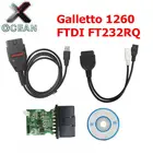 Инструмент для настройки чипа ECU FTDI FT232RQ Galletto 1260 EOBDOBD2OBDII Flasher Galletto1260 ECU мигалка ЭБУ инструмент для настройки двигателя