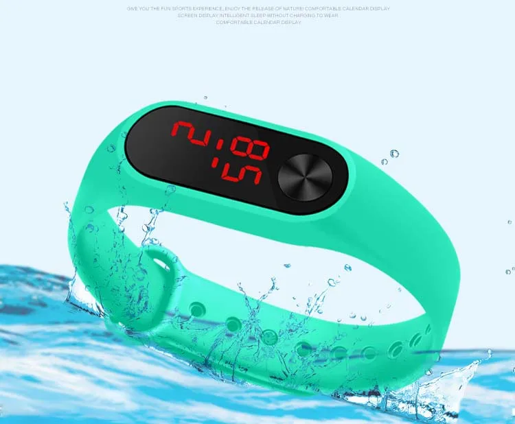 

Fashion LED watch boys girls kids children students sport digital watch new mens womens touch screen silicone Running watches