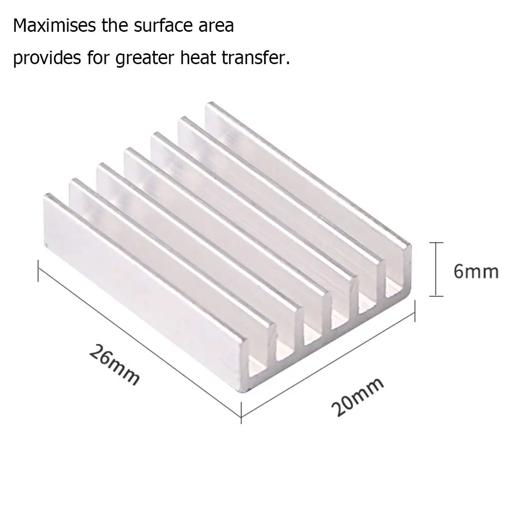 5 шт. алюминиевый теплоотвод модуль радиатора охлаждающий плавник для TL-smoдругое