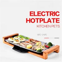 2100W Korean Barbecue Non-Smokeless Ceramic Grill Non-stick House Electric Barbecue Tools 51 26 5CM Baking pan 220V 50