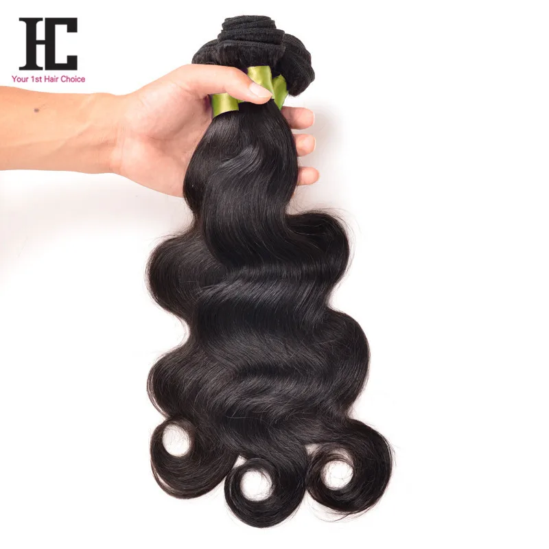 Малайзии объемная волна с закрытием 7а необработанные малайзии девы волос 3