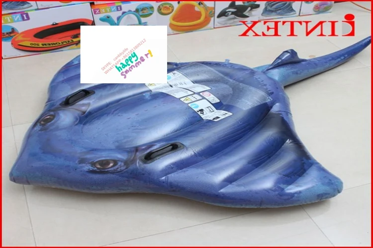 Intex 57550 Stingray езда на плавательном бассейне поплавок игрушка надувной воды пляжа