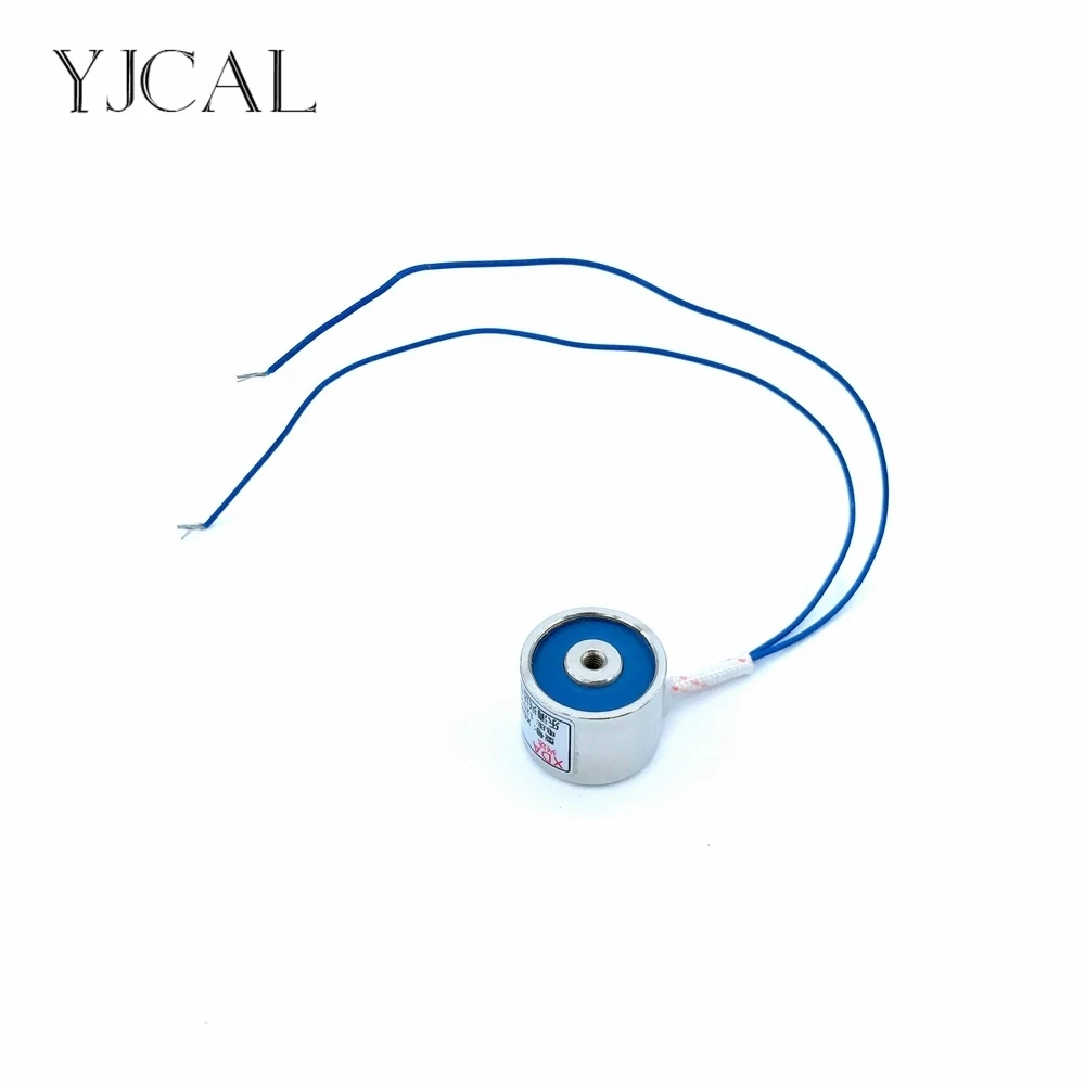 Присоска 12 В 24 В постоянного тока цилиндрическая удерживающая электрическая присоска электромагнитный магнит YJ-20/15 подъемный 3 кг Галлий Металл Китай магнит металл спас на крови кораблик 46 4820 [004]