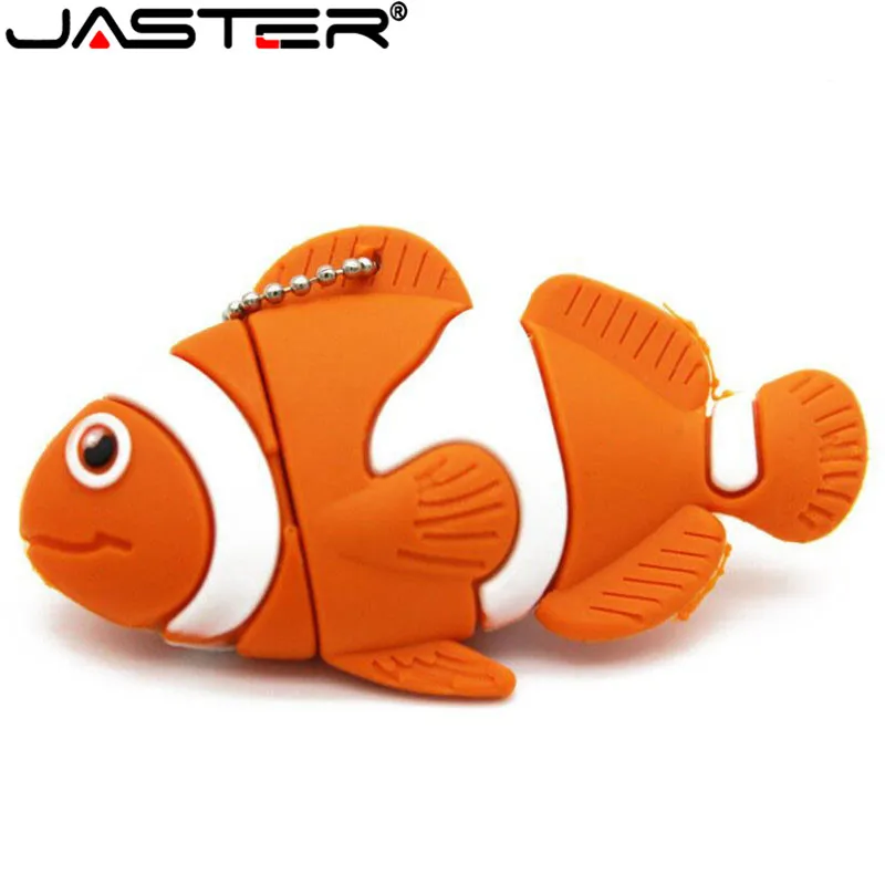 JASTER хит продаж милый флеш диск USB 2 0 с рыбкой ручка накопитель маленькие животные
