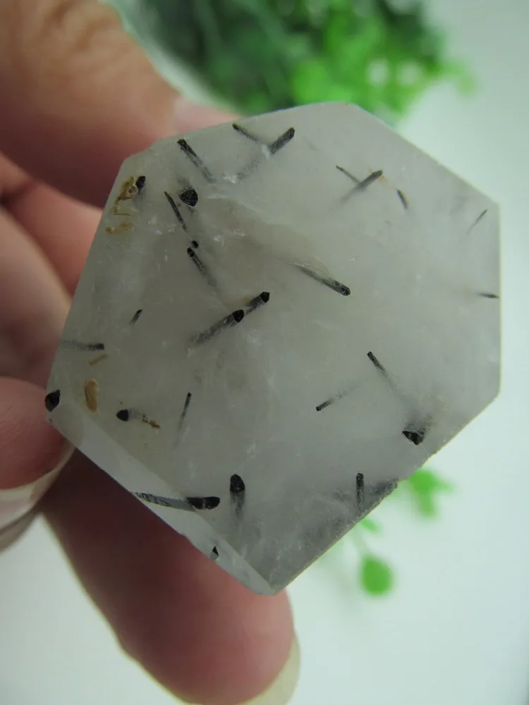 AAA натуральные черные волосы Рутиловый Кварц рутилированный кварц