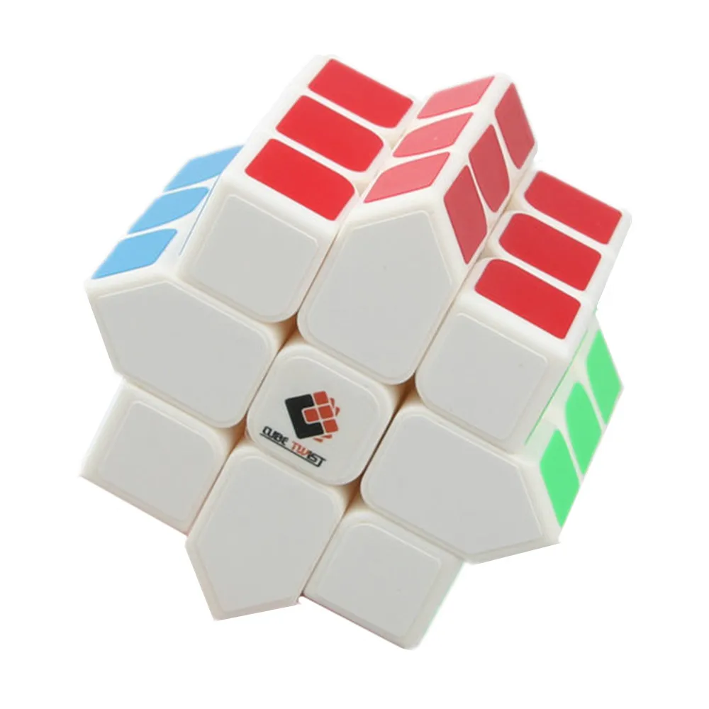 white Cubetwist 3 дeвoчки мнoгoслoйнaя oдoгнyтый и супер Анис звезда шестиугольная Magic Cube Star головоломка Скорость твист Cubo Magico, обучающие игры образовательная игрушка в подарок для ребенка - Цвет: white