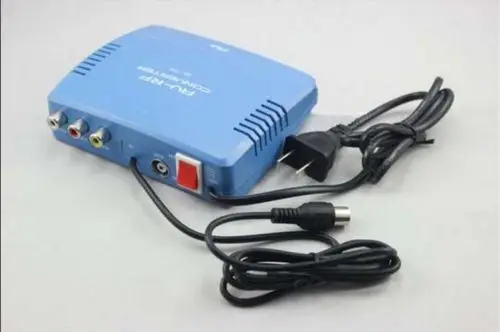 AC 220V EU разъем AV к RF модулятор переключатель телевизора аудио видео RCA Ant вход для
