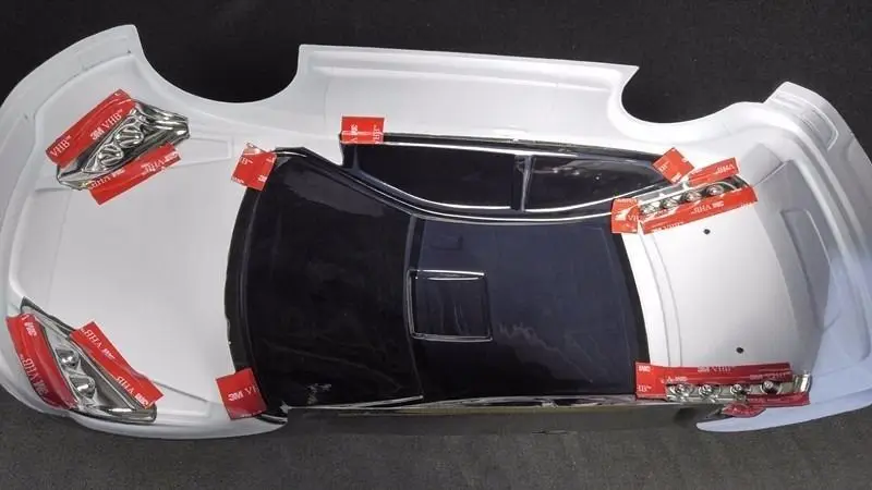 1/10 RC ONROAD самоходный автомобиль PC корпус из углеродного волокна 190 мм FFord Foucs RS WRC