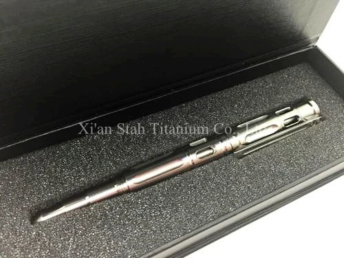 Jual Titanium TC4 EDC Bisnis/Pertahanan Pribadi/Pena Taktis Dengan Tungsten Carbon Tip/Palu Darurat 137Mm Panjang