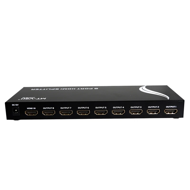 Разветвитель HDMI с 8 портами для совместного использования видео 1 вход на выходов