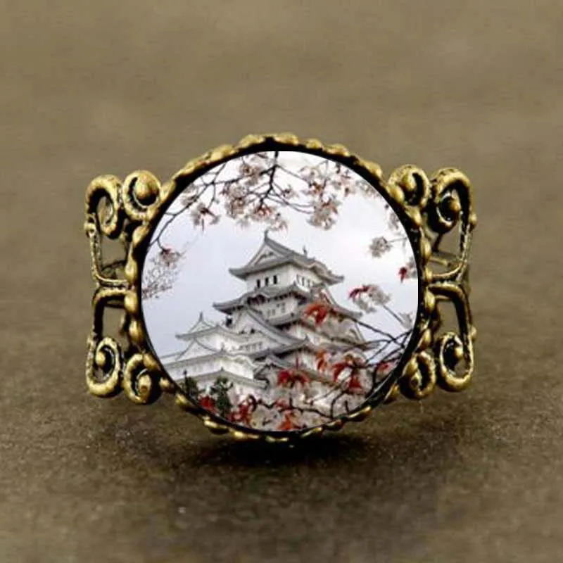 1 шт./партия бронзовое или стальное стеклянное кольцо | Украшения и аксессуары