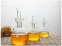1pc olive oil dispenser vinegar oil bottle poure glass with no drip bottle spout leakproof kitchen healthy gravy boat qa 009