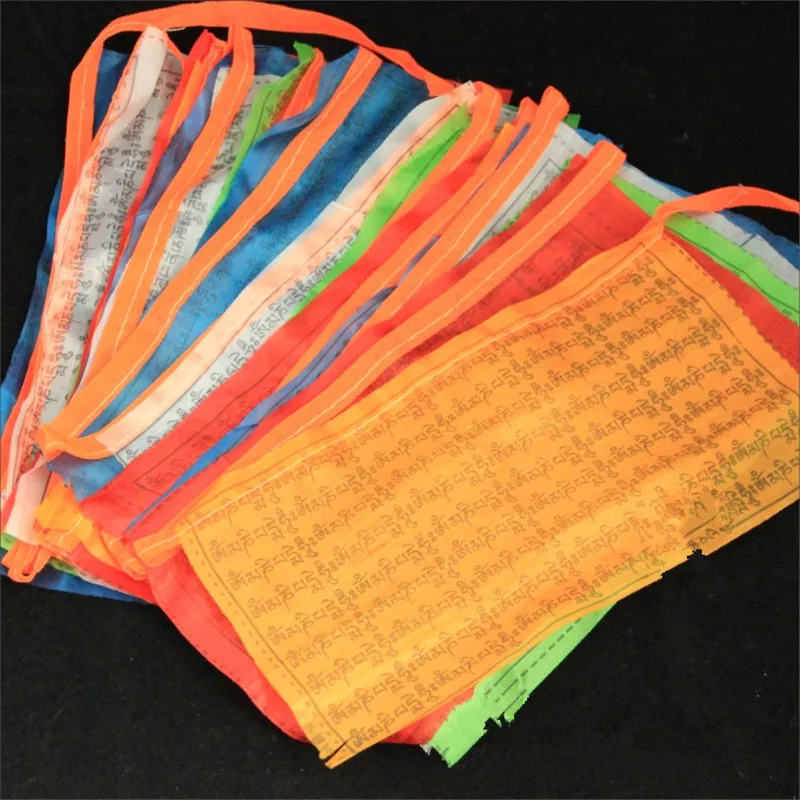 Тибетский буддистский молитвенный флаги 20 флагов Стиль Декоративный Флаг всего 5