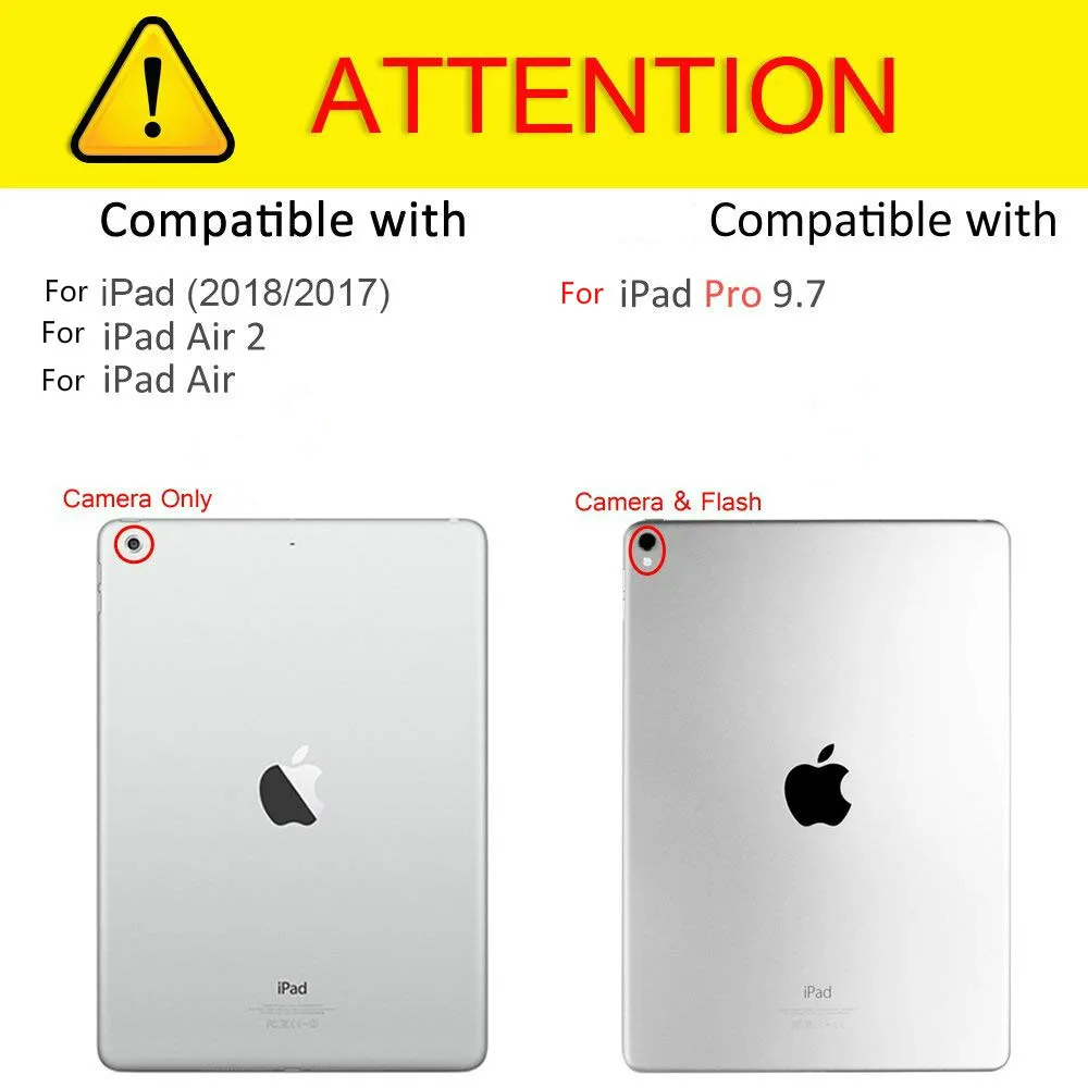 Магнитный чехол карандаш для iPad Air 2 из искусственной кожи смарт с подставкой