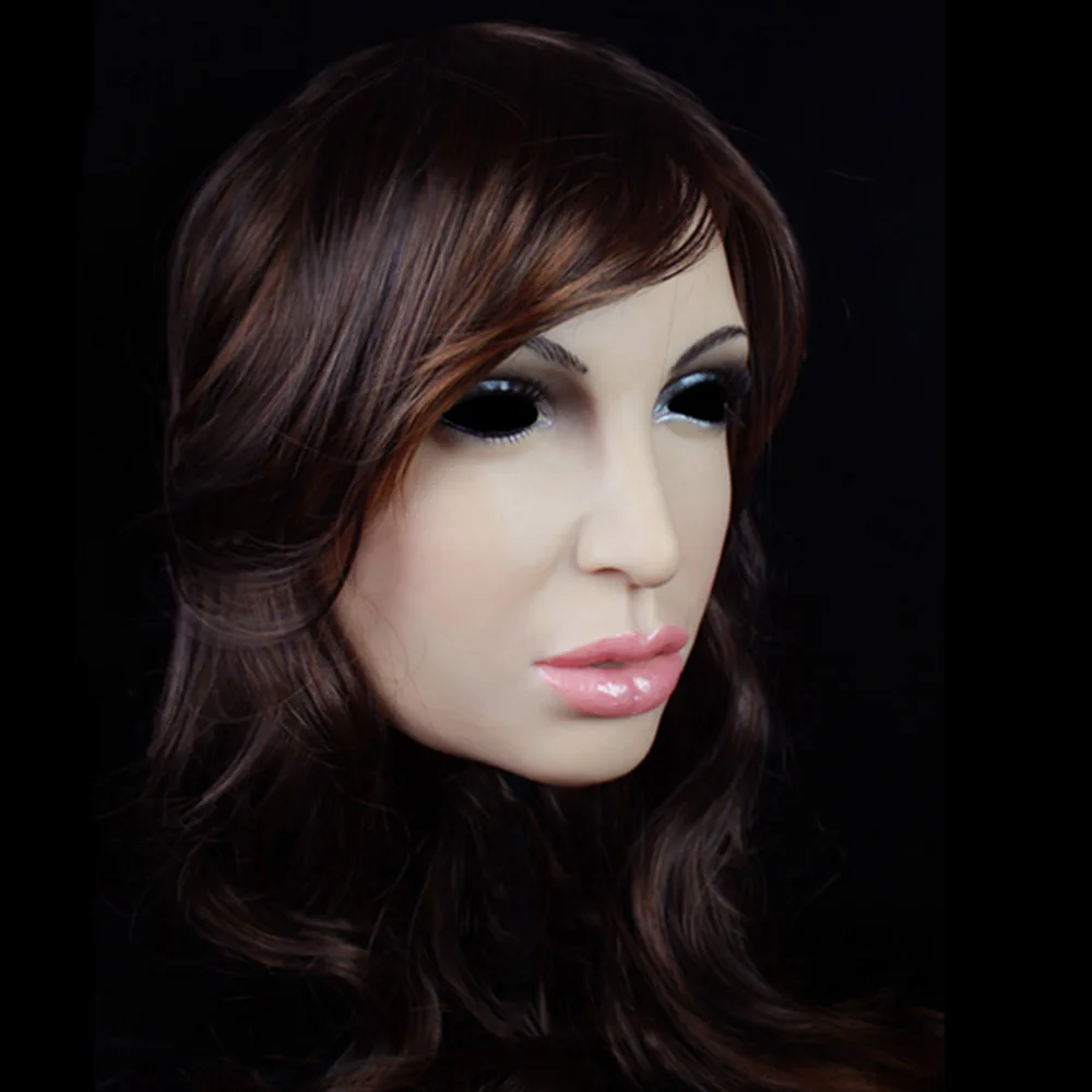 Силиконовая маска музыкальный поэт Реалистичная Женская кожа лицо Хэллоуин