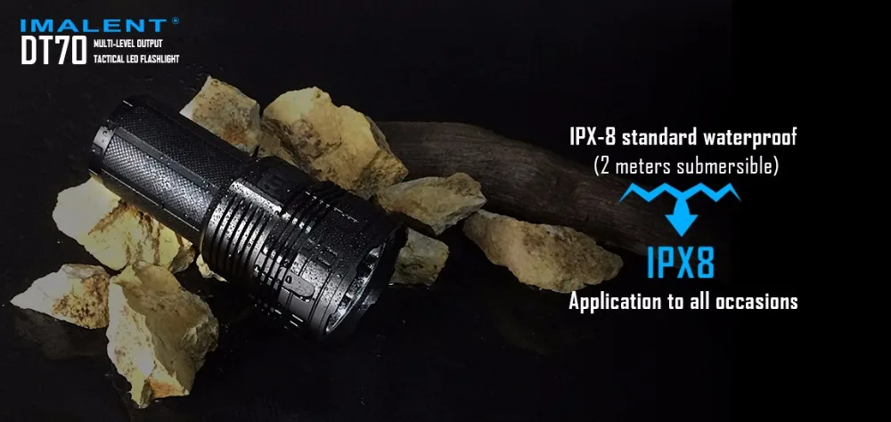 1 шт. Лучшая цена, Imalent DT70 cree xhp70 16000 lumenes 700 metros, USB, светодиодный, por 4*18650