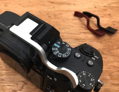 SLR камера большой палец ручка Горячий башмак Крышка для sony A9 A7R3 A7RIII ILCE-7RM3 A7R Mark III Красный Черный Серебристый рукоятка