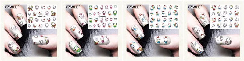 WUF 1 упаковка(10 шт) DIY Nail Art переводная Фольга Наклейка Красота ремесло аксессуары для маникюра салон# XKT-N10