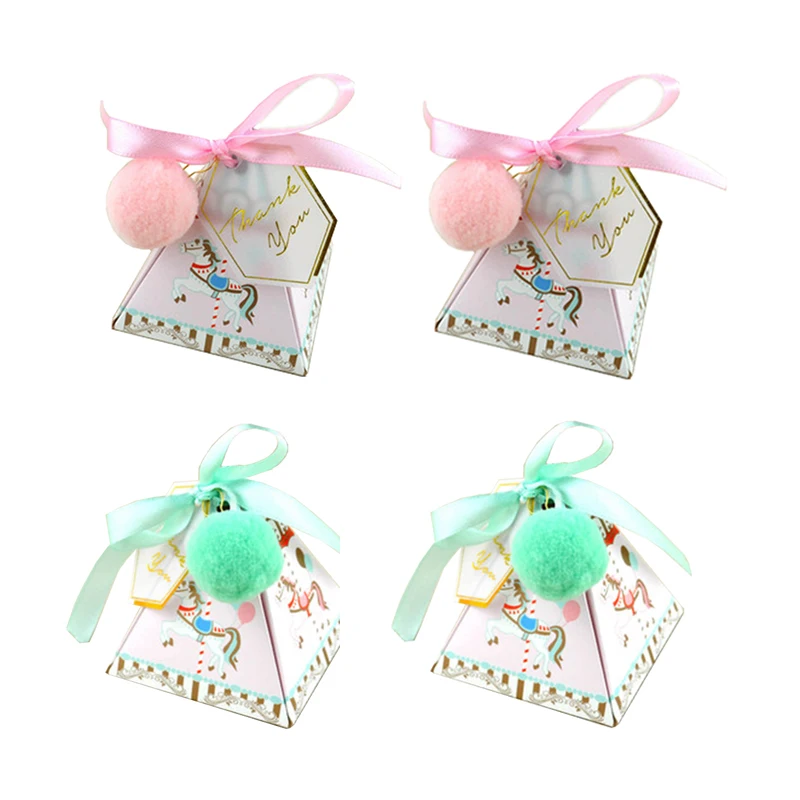 50 шт. карусель коробка конфет для единорога подарок на вечеринку день рождения
