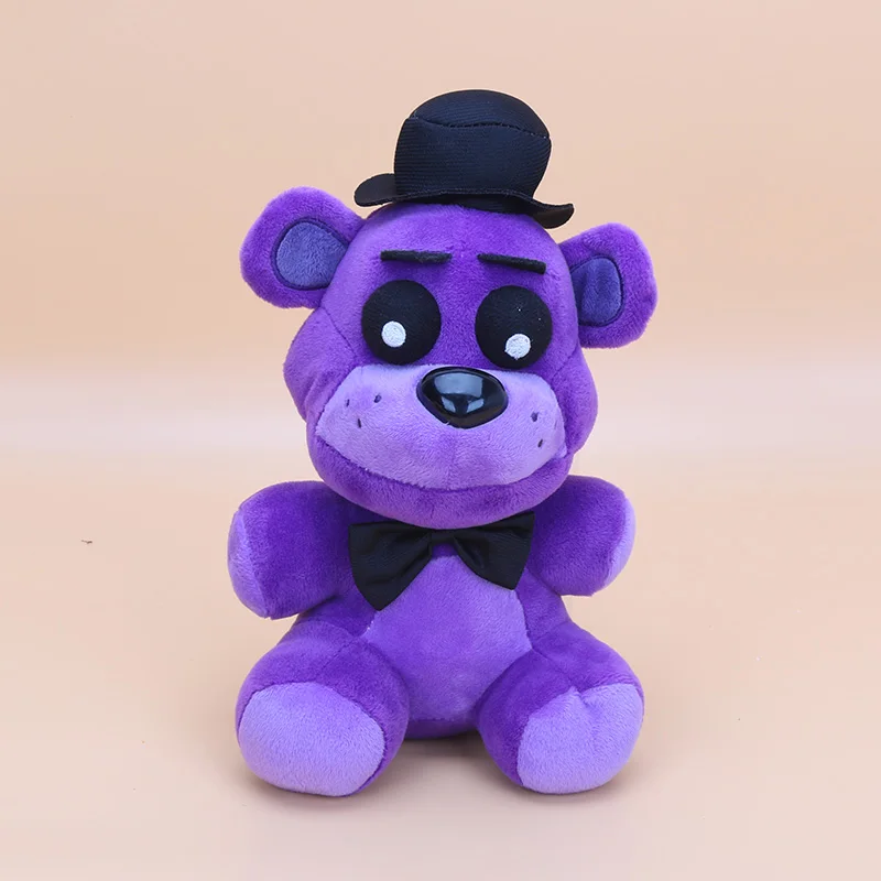 10 ''25 см пять ночей у Фредди 4 FNAF медведь Фредди фазбер плюшевые игрушки кукла пять ночей у Фредди фигурка игрушки - Цвет: Shadow Freddy 25cm