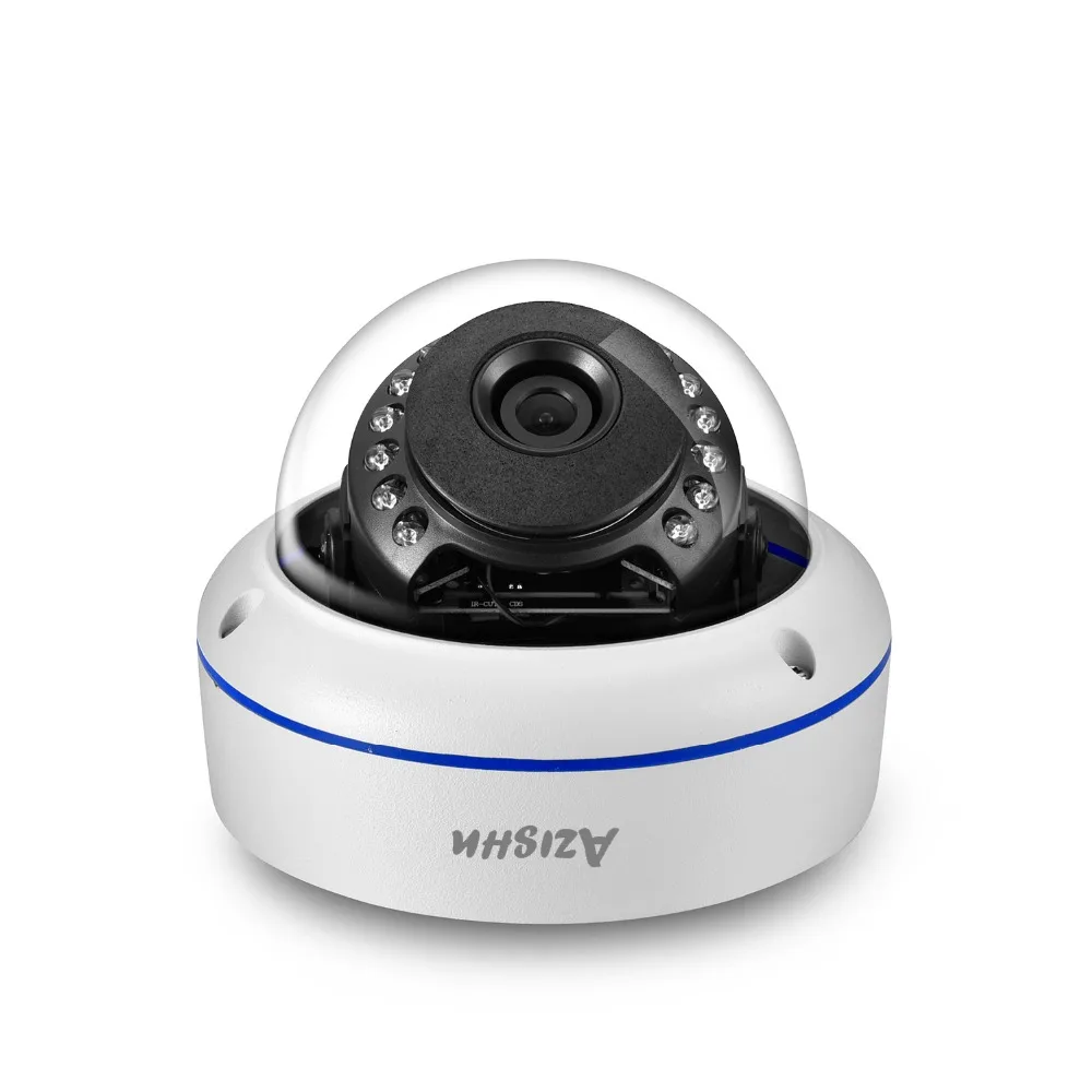 AZISHN H.265 8CH 4MP POE NVR комплект аудио звук система видеонаблюдения 4.0MP купольная ip-камера безопасности P2P Крытый Открытый комплект видеонаблюдения