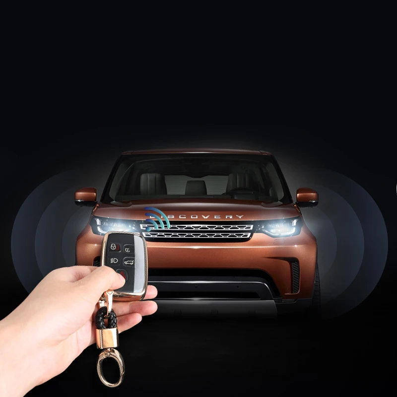 Lsrtw2017 Мягкий ТПУ чехол для автомобильных ключей брелок land rover discovery 5 sport XF F pace 2015 2019