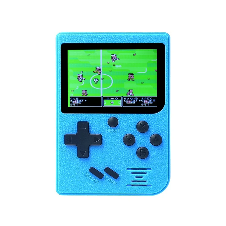 Синий Портативная игровая консоль 2.4in lcd 8 bit портативный игровой плеер Видео консоль встроенные 129 Ретро игры - Цвет: Синий