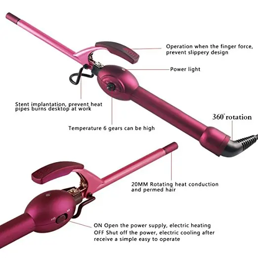 9 мм унисекс волос бигуди щипцы для завивки палочка Профессиональный Супер