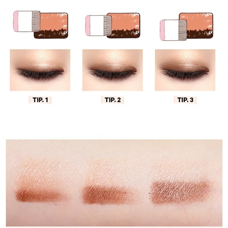 Двухцветные тени для век sombra de olho блестящие ballete maquillage paletas maquiagem sombras матовые Smoky