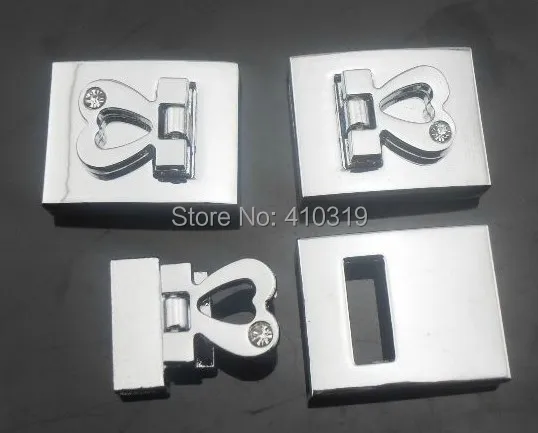 

Wholesale 20pcs/lot 18mm diy connector clasp fit for 2 strips 8mm belt bracelet