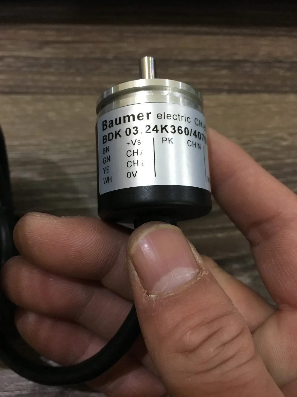 Новый Поворотный энкодер Baumer BDK 03.24K360 / 407091 внешний диаметр 30 мм Твердый вал|shaft