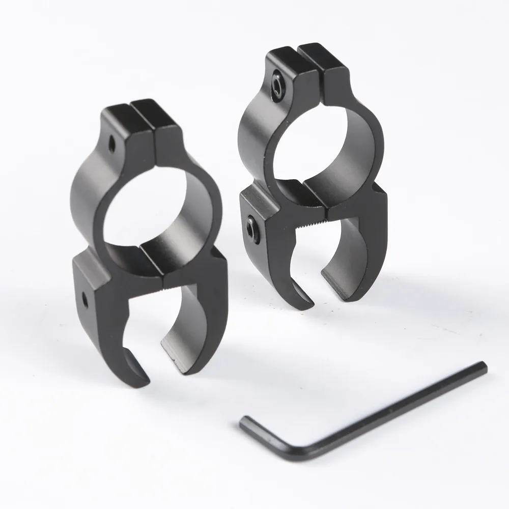 Тактический прицел для винтовки 25 4 мм 2 шт. крепление на рельс 20 велосипедный