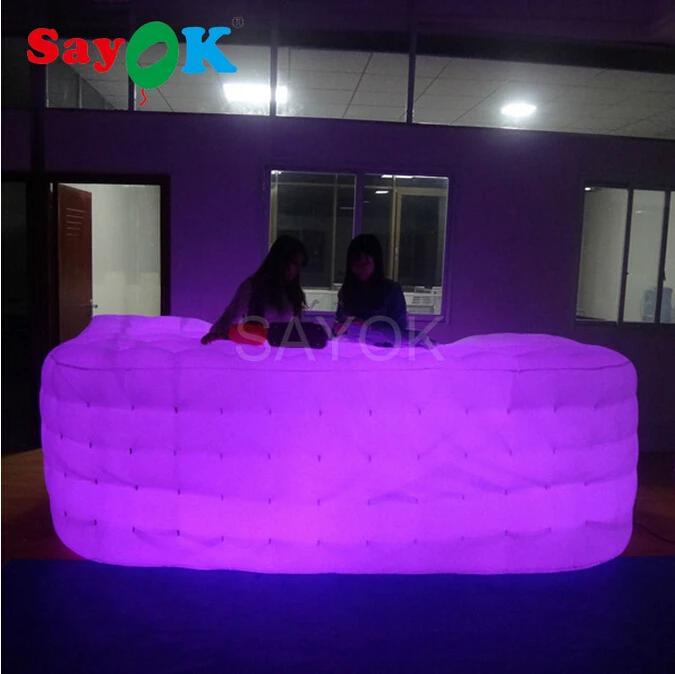 Inflatable Bar Counter/ Service Desk Led Lights DJ promotion booth for Sale with Free Shipping | Игрушки и хобби