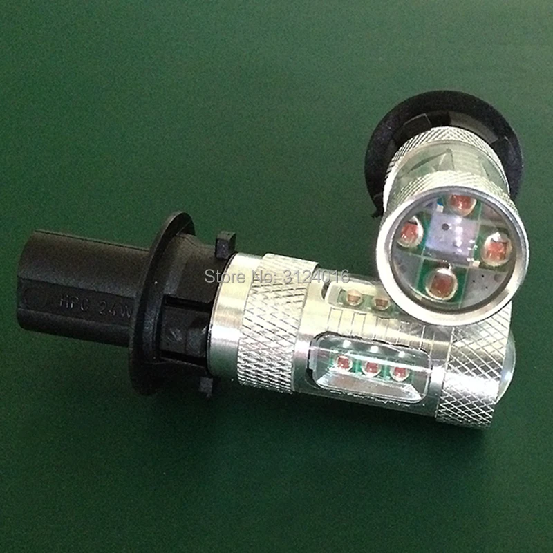 2pc X dahosun canbus 30W 50W 80W LED PH24W PH24WY Auto car fog light White Amber beam | Автомобили и мотоциклы