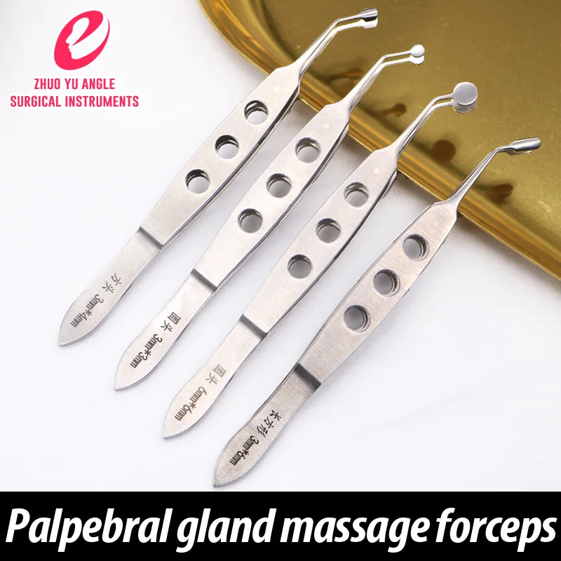 

Eyelid palpebral gland massage forceps ophthalmology eyelid turning physiotherapy clip fat to ease the eye disease