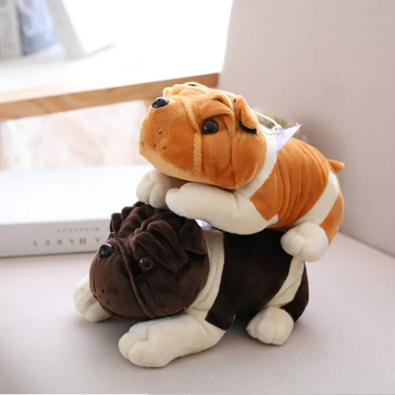 Shapi Dog Boy Crouching Dog Pillow Plush Toy Doll Girl's Day Gift