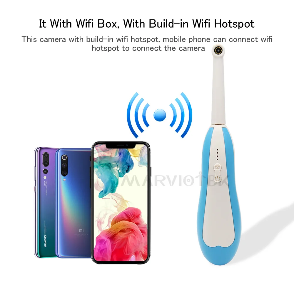 MARVIOTEK Wi Fi HD интраоральный эндоскоп Беспроводная стоматологическая камера